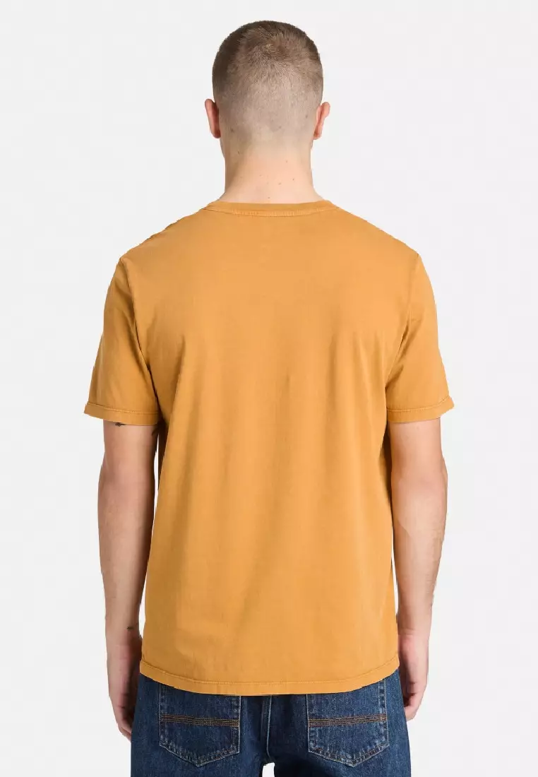 Men's Oyster River Logo Garment Dyed Short-Sleeve T-Shirt