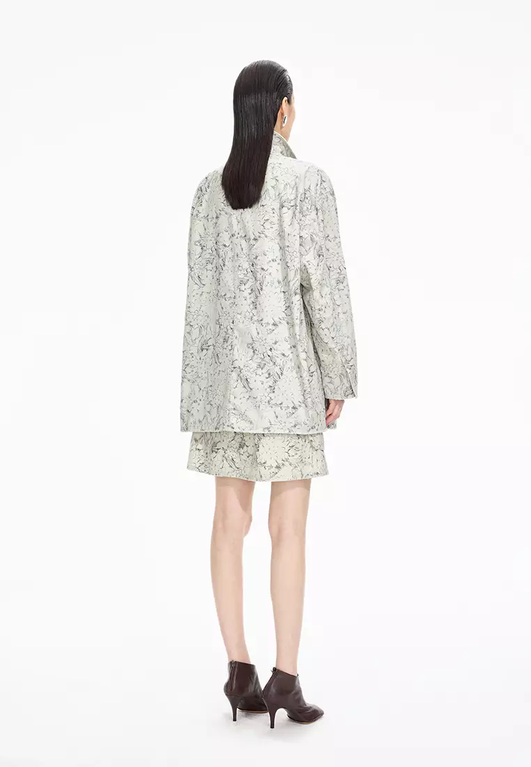 Cotton Pattern Element OVERSIZE Jacket