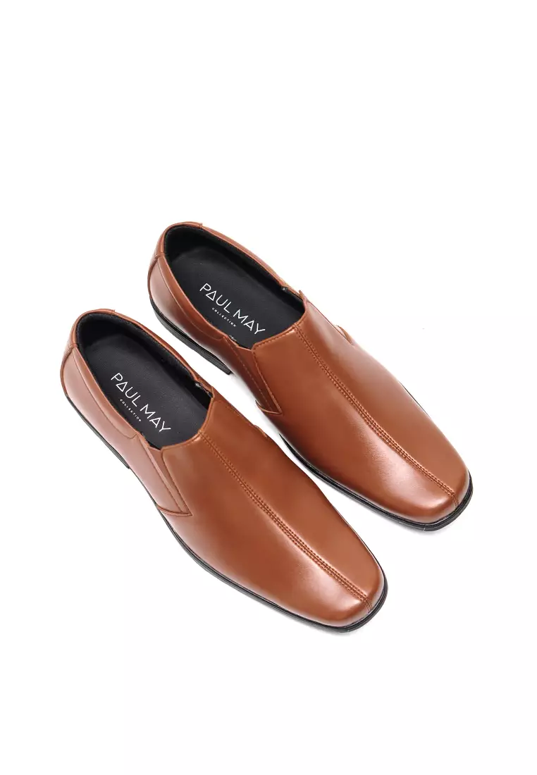 PAULMAY - Sepatu Formal Kerja Pria Milan 79 - Slip on Light Brown