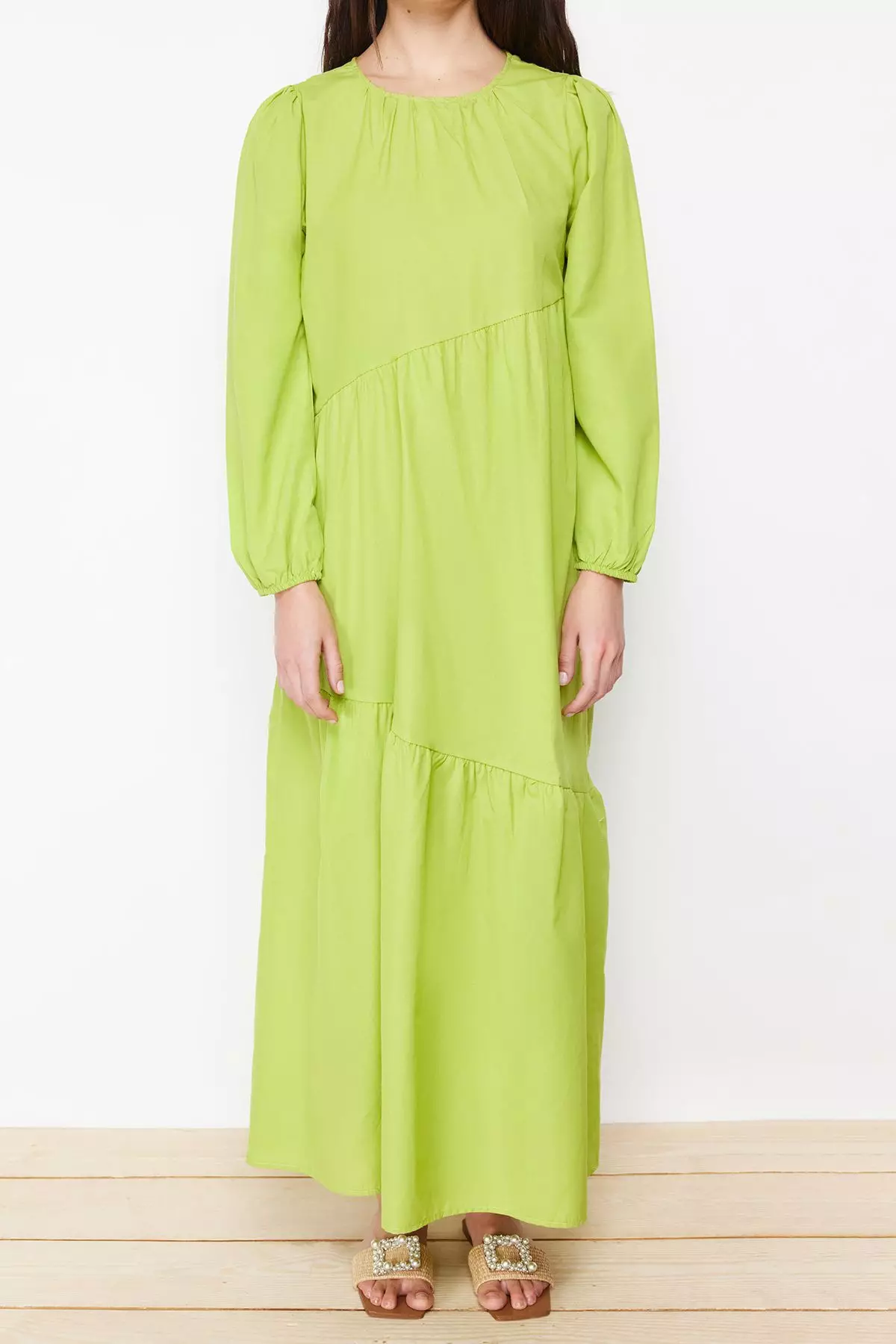 Gathering Detailed Dress