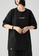 Twenty Eight Shoes black VANSA Unisex Personality Printed Short-sleeved T-Shirt VCU-T1027 85A1EAA7A711C6GS_3