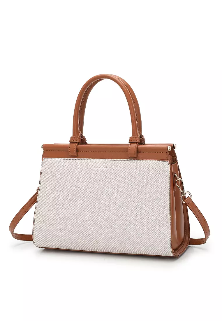 Women's Top Handle Bag / Sling Bag / Crossbody Bag / Shoulder Bag (Tas Tangan Wanita / Tas Selempang Wanita / Tas Bahu Wanita) - Hitam