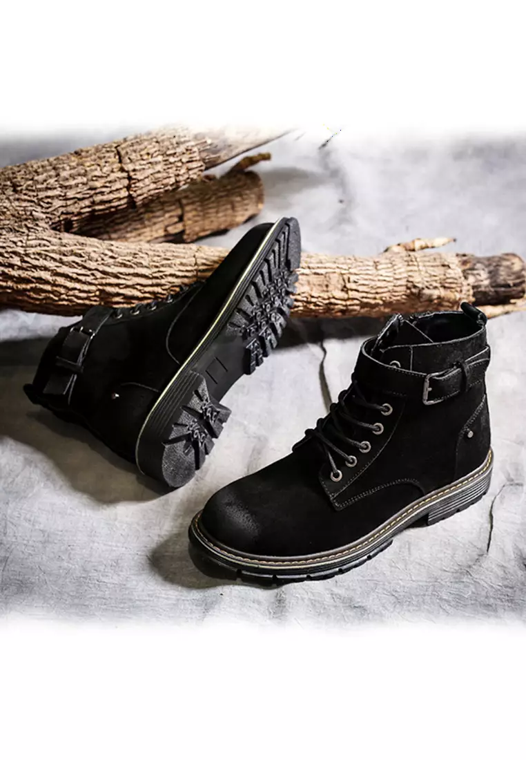 Mens black clearance mid boots