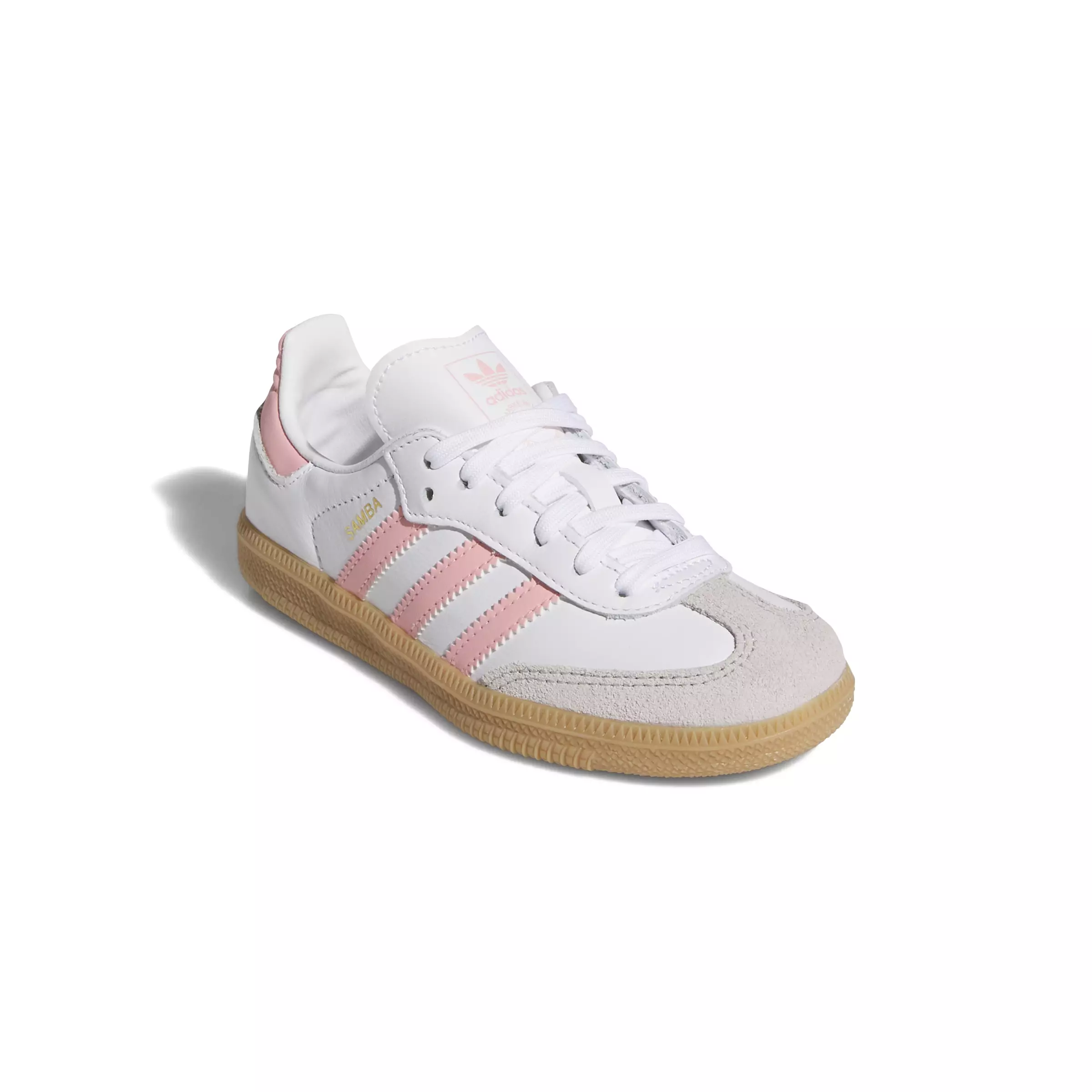 Adidas Samba OG Kids - Sepatu Anak (Putih/Pink)