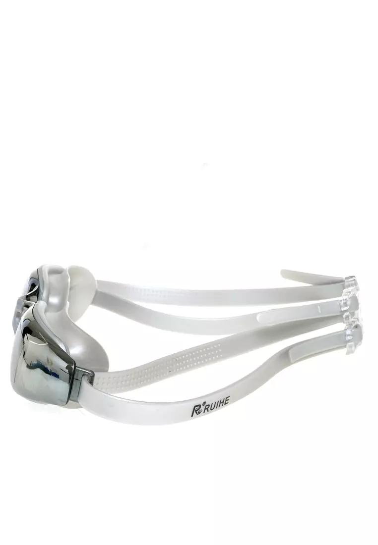 Qanic Kacamata Renang Anti Fog UV Protection Dewasa Perfect Design Lens Material PC ORIGINAL - Gray