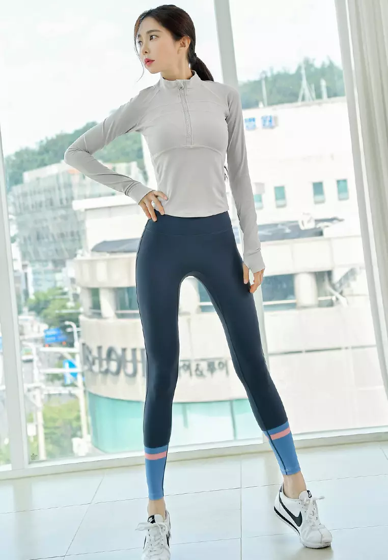 (4PCS) Quick Dry Running Fitness Yoga Dance Set (Bra+Bottoms+Tops)