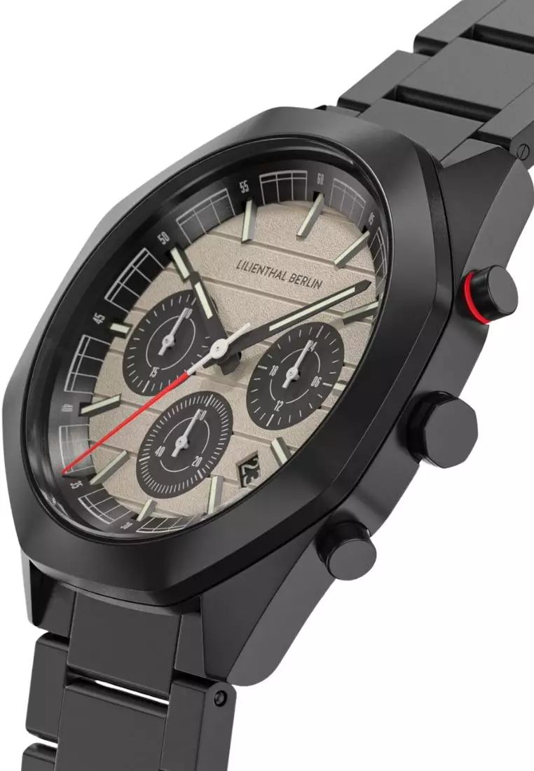 Octachrono Black Sand - Metal Strap