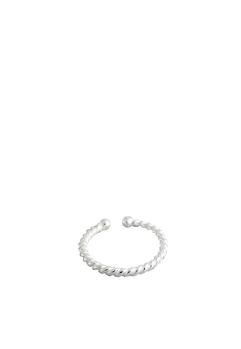 HAPPY FRIDAYS silver 925 Silver Double Silver Beads Twist Ring AR966-979 7884AAC0A53365GS_1