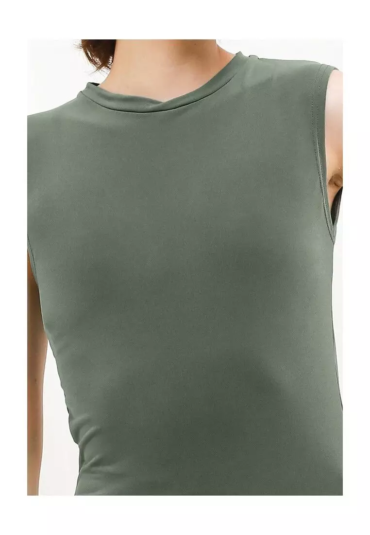 Chanira Perl Blouse-Military Green