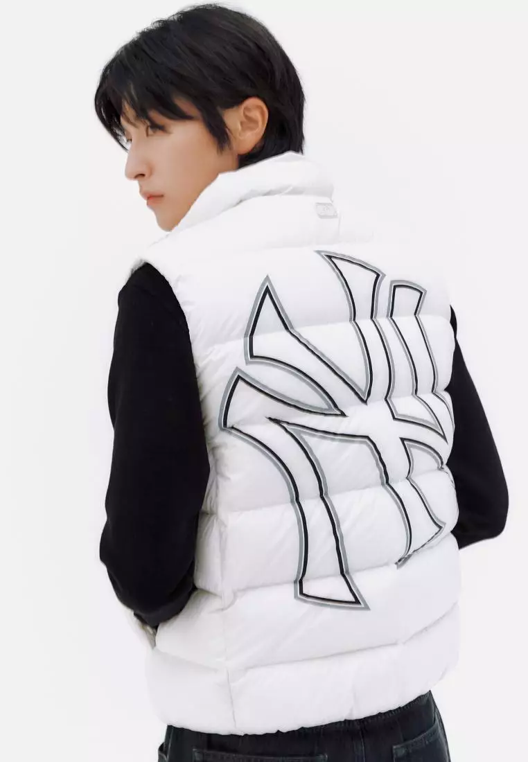 BASIC MEGA LOGO LIGHT DOWN VEST NEW YORK YANKEES