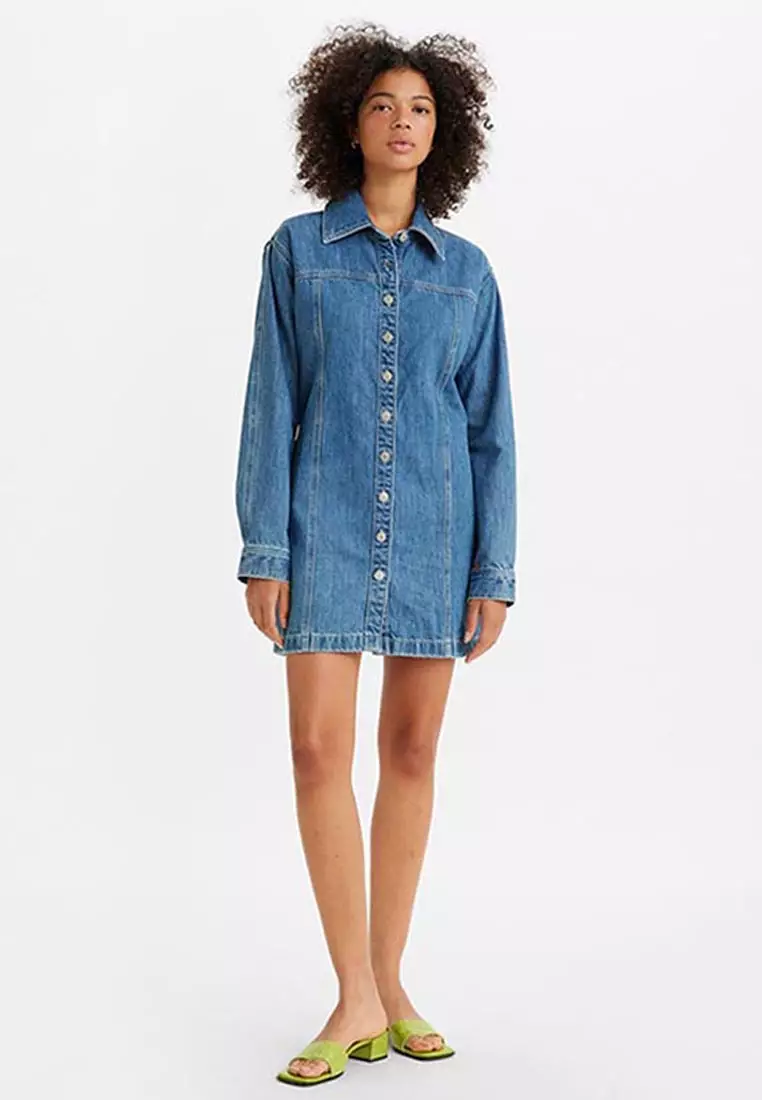 Zalora shop denim dress