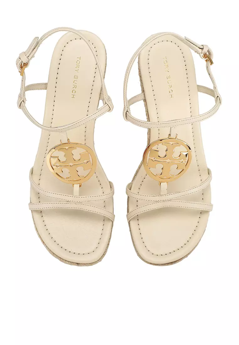Tory burch miller espadrille gold discount