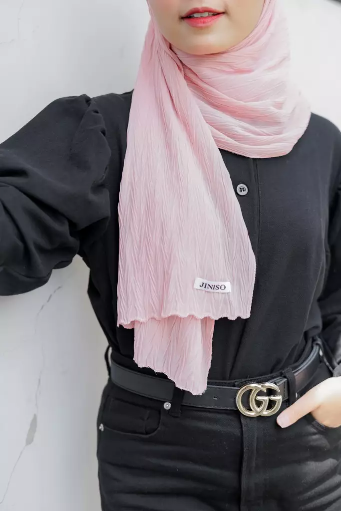AURA Active Hijab Pashmina Flowy Plisket Breeze