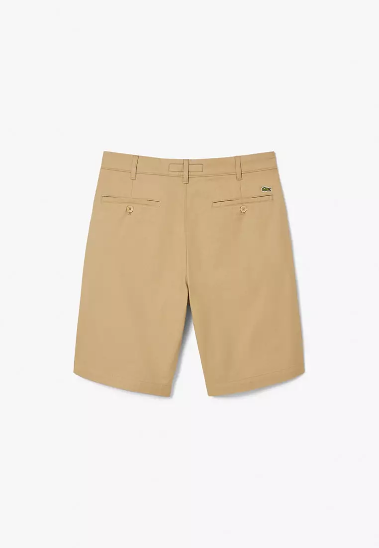 Regular Fit Gabardine Chino Bermuda Shorts