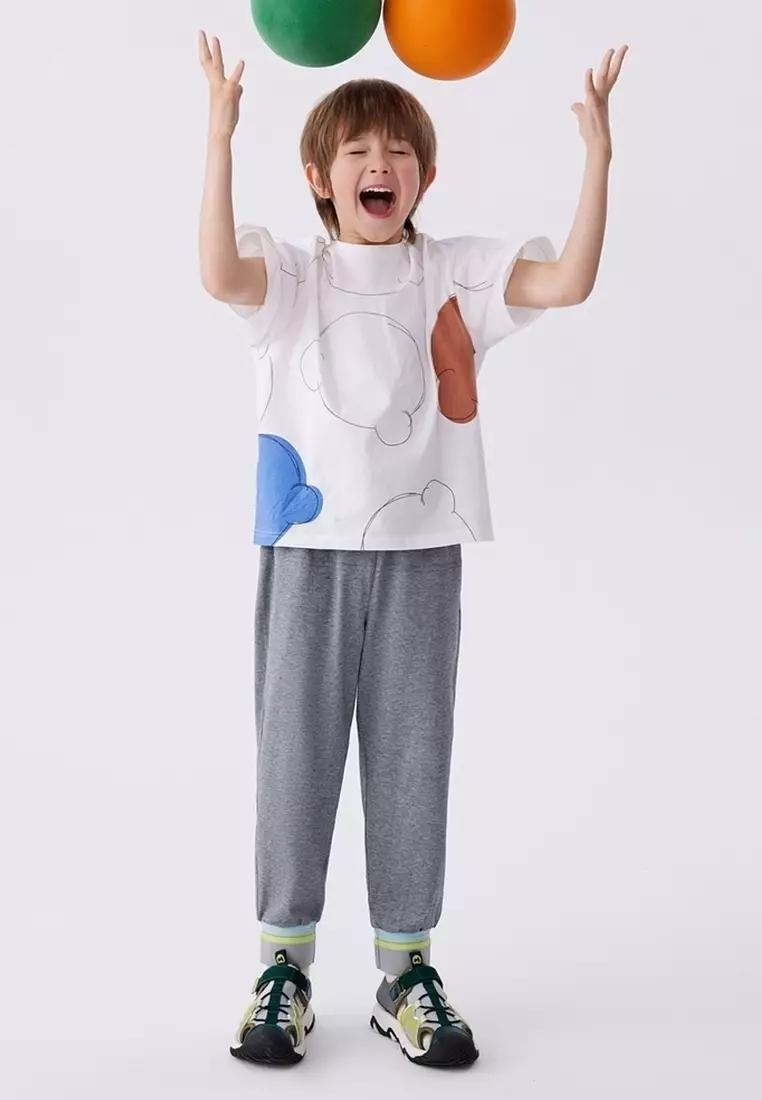 Multi Color Graphic Print Short Sleeve T-Shirt