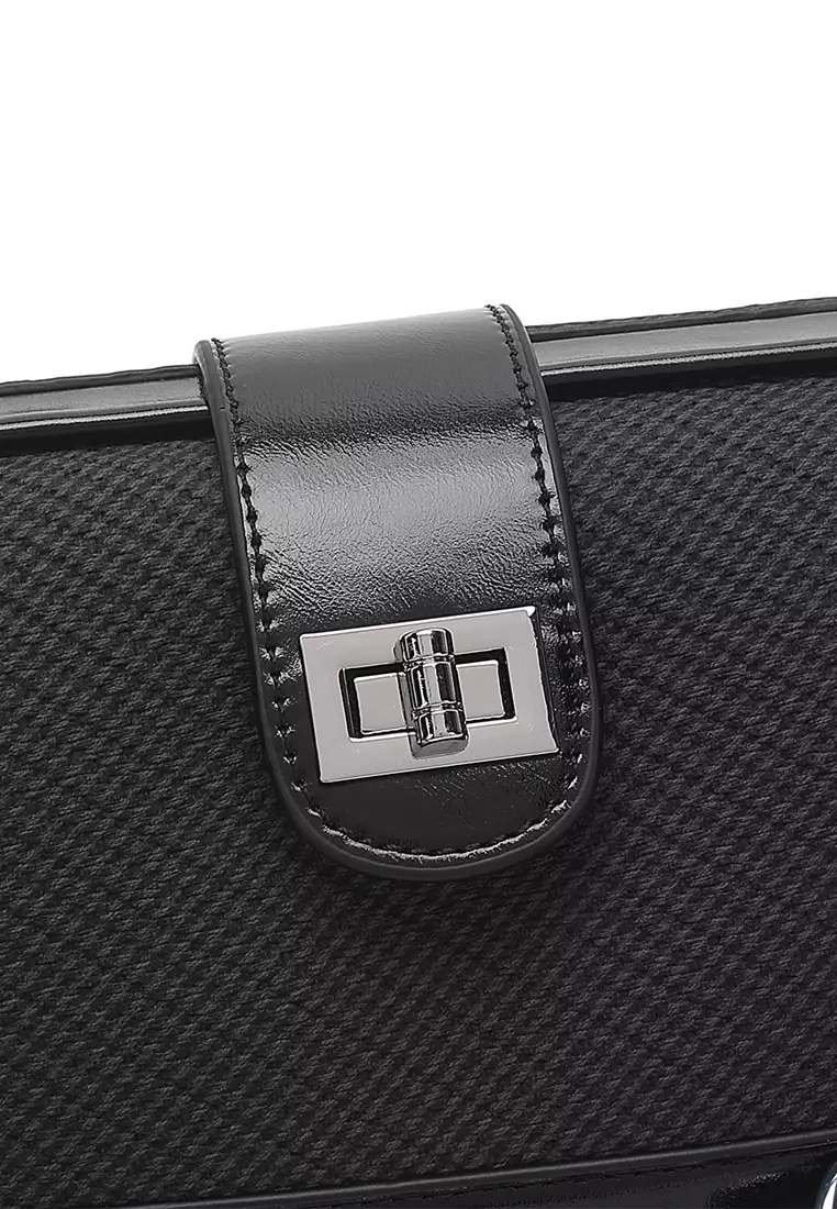 Women's Top Handle Bag / Sling Bag / Crossbody Bag / Shoulder Bag - Black