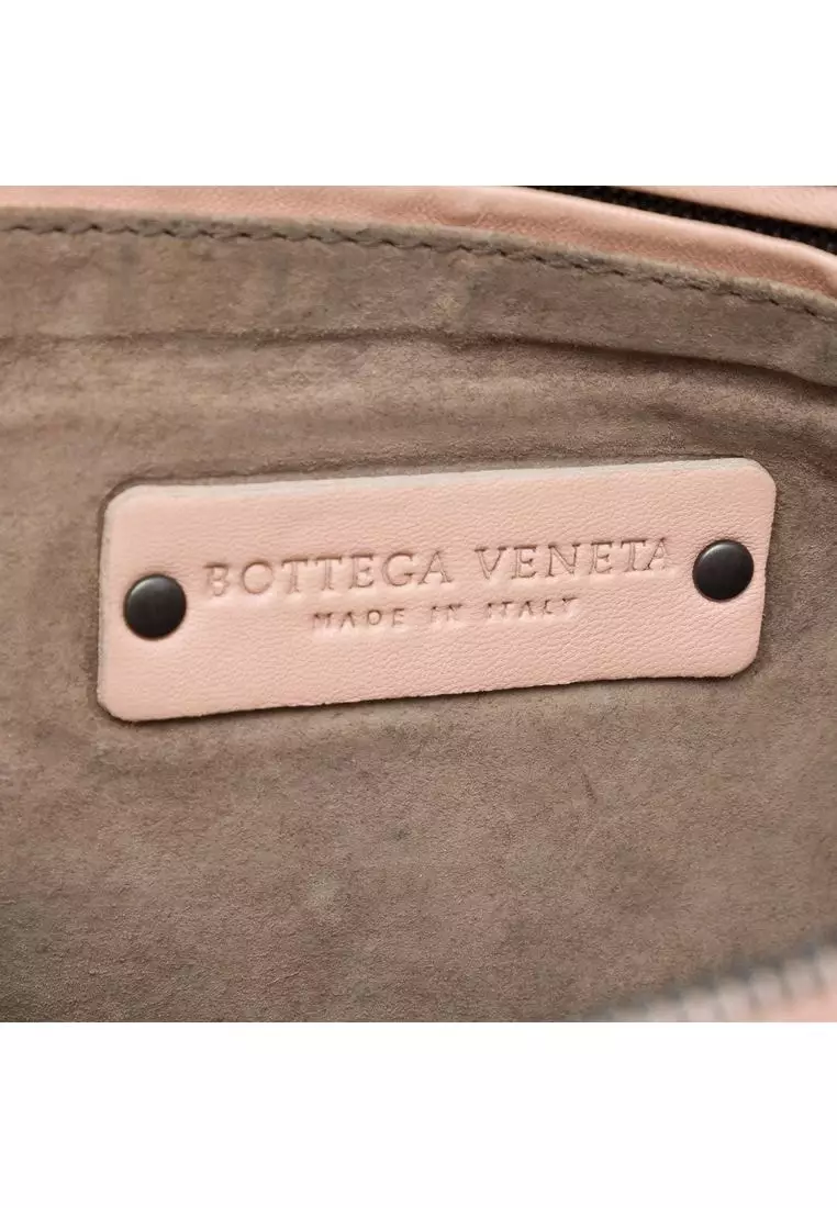 Pre-Loved Bottega Veneta Nappa Intrecciato Nodini Crossbody