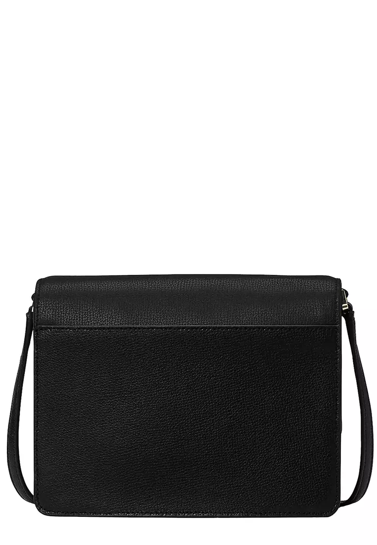 Kristi Flap Crossbody Bag in Black kb430