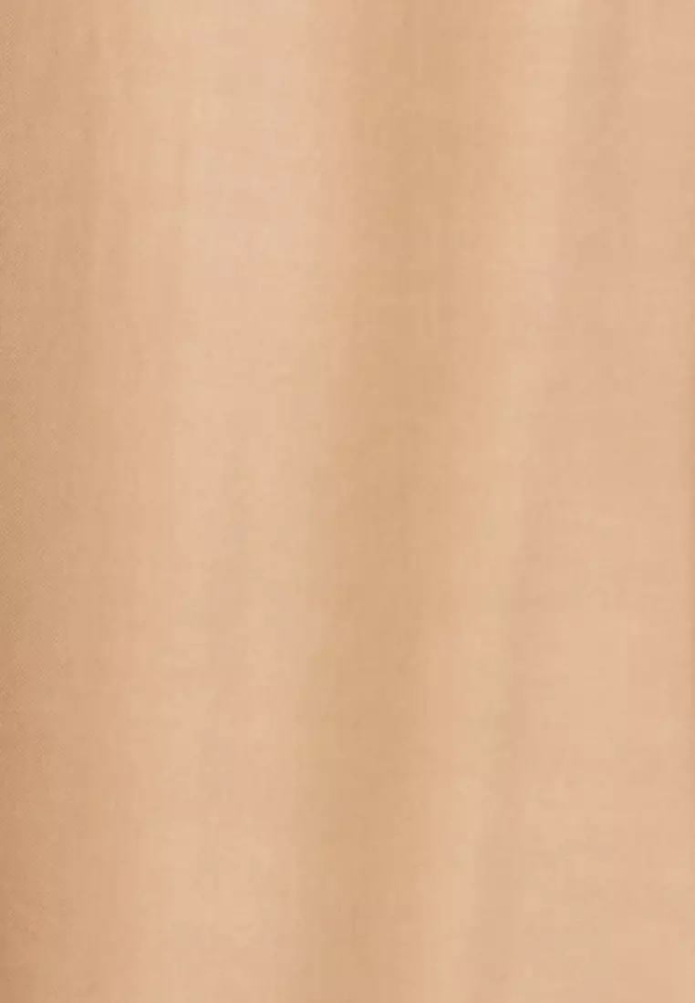 Shirred Detail Long Dress