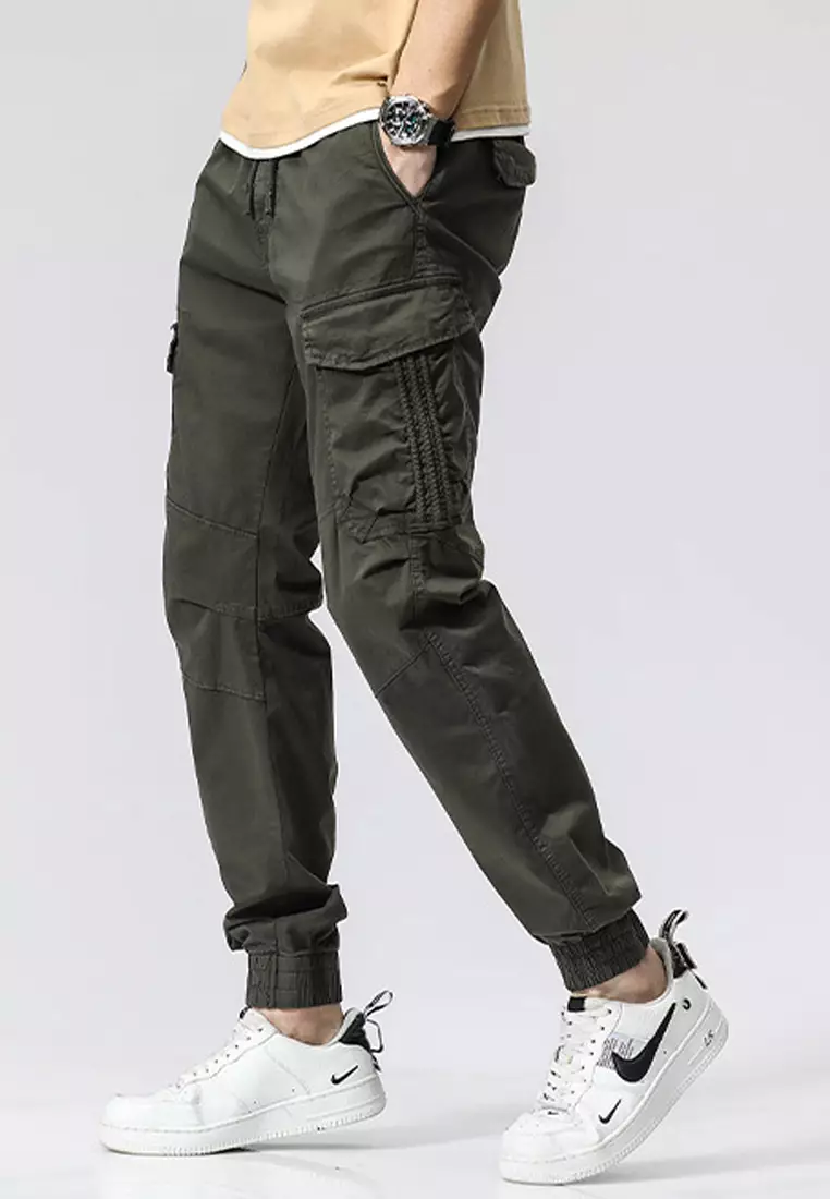 Functional Style Pockets Cargo Pants GJL650
