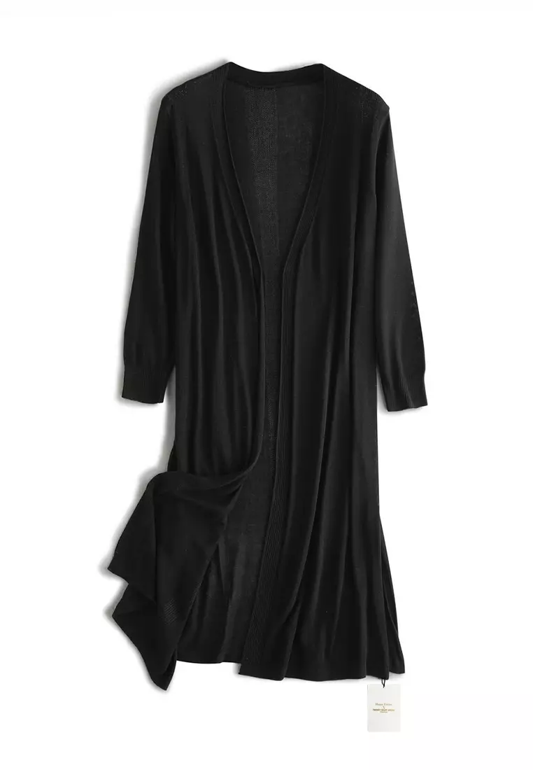 Maxi sales cardigan silk