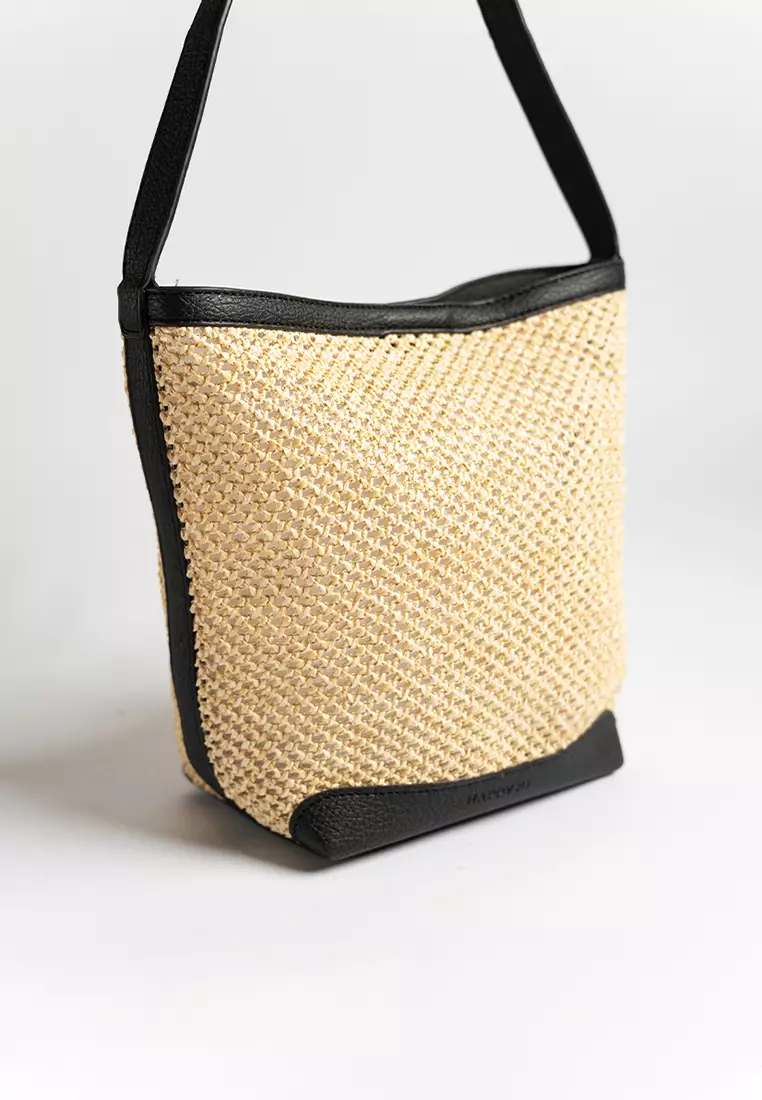Felicia Raffia Tote Bag