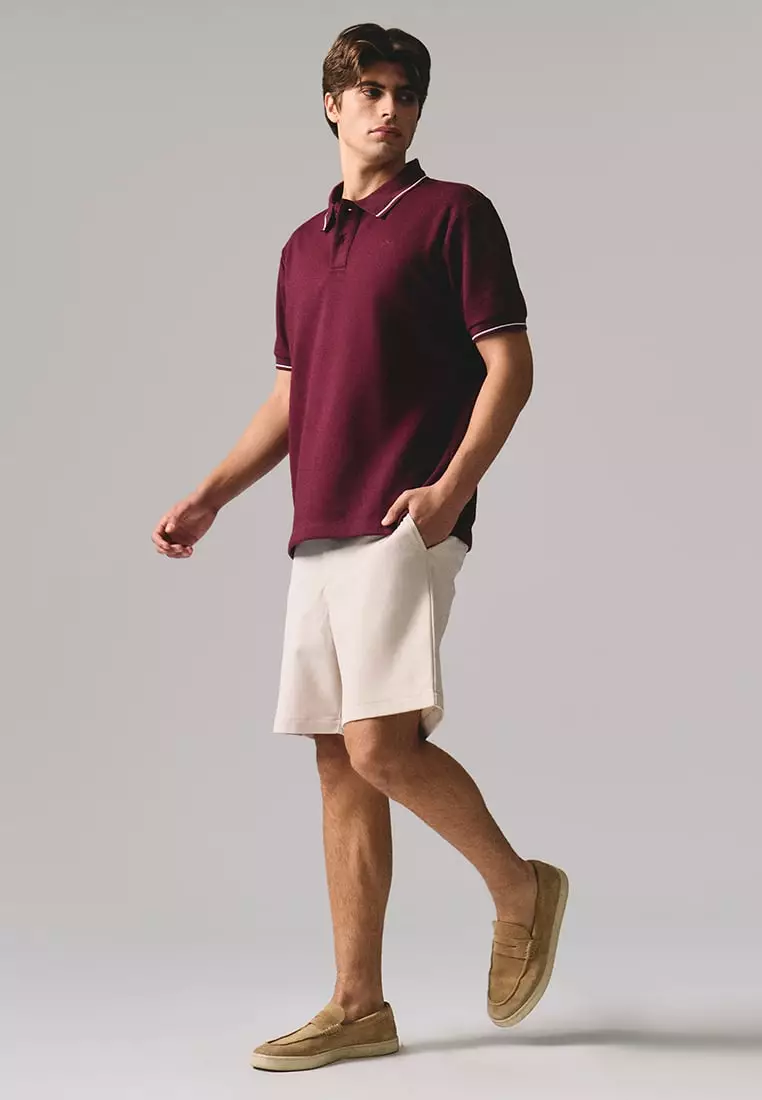 Premium Regular Fit Polo Shirt With Contrast Tipping