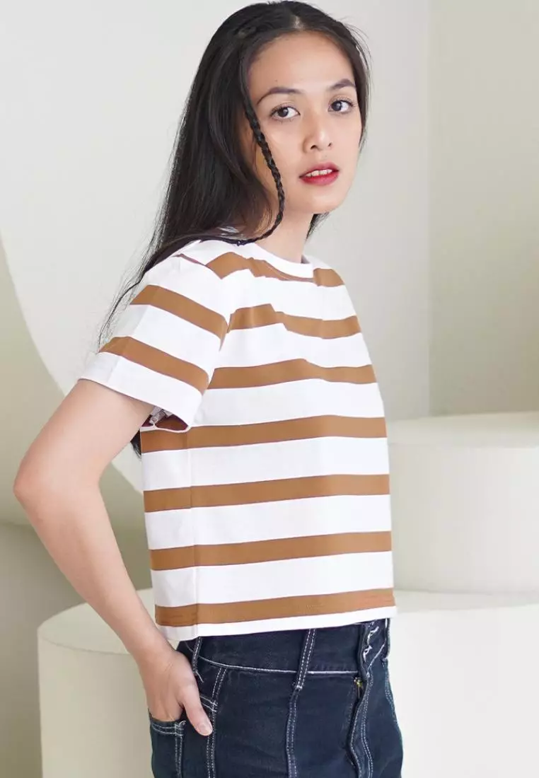 Matsuda Kaos Crop top katun Hollis