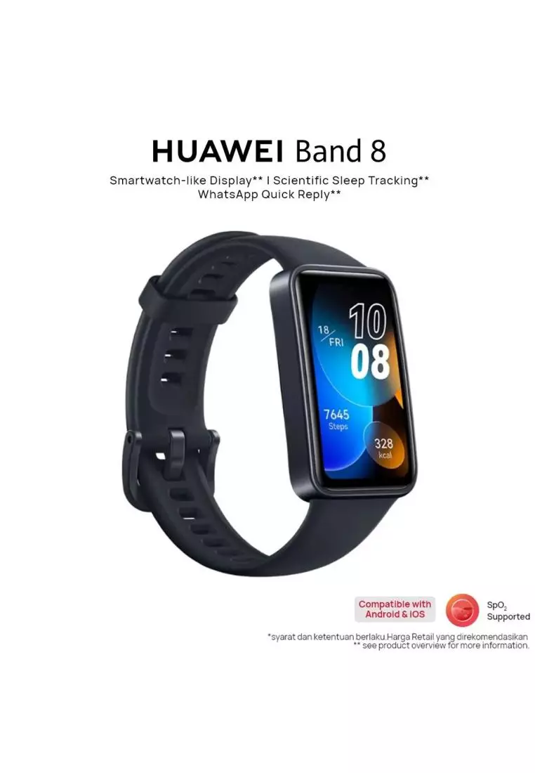 HUAWEI Band 8 Midnight Black : Sports & Outdoors 