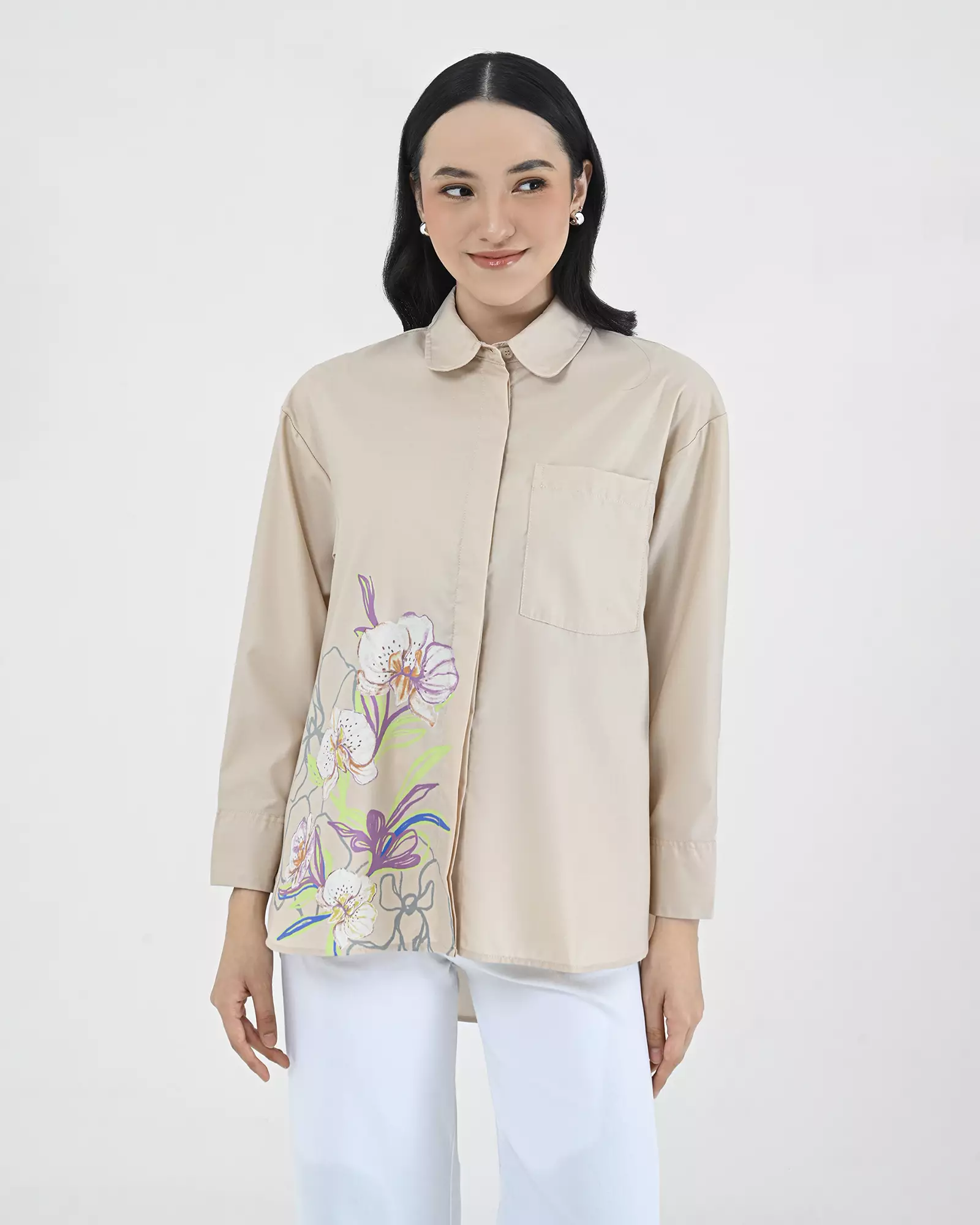 Geulis.id LULU SHIRT - Orchidoat