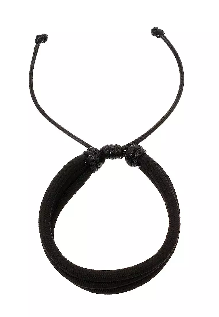 Omrish Bracelet Gelang Pria Motif Wings One Set Material Paracord ORIGINAL - Black Red