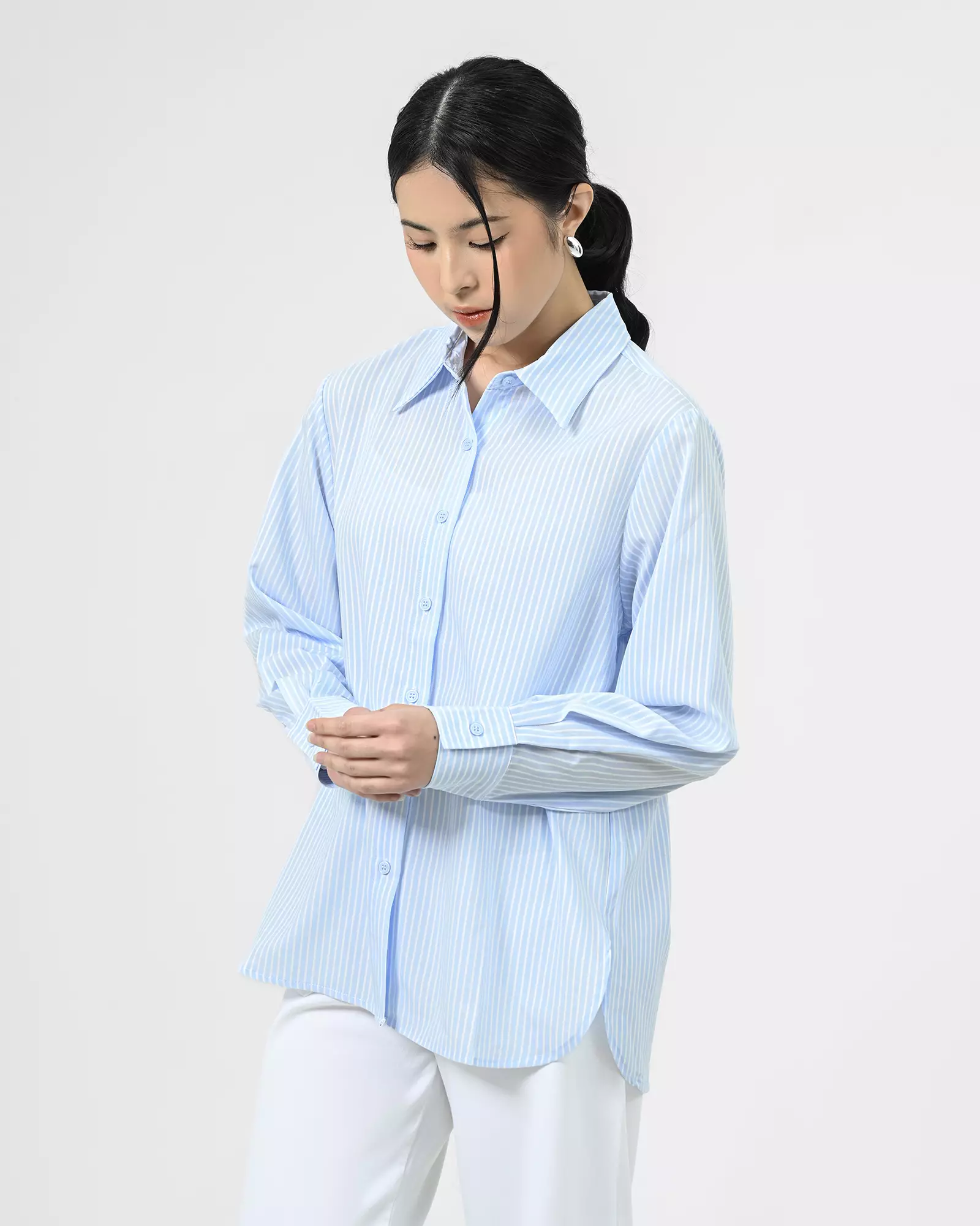 Geulis.id NOVA SHIRT - SKYBLUE