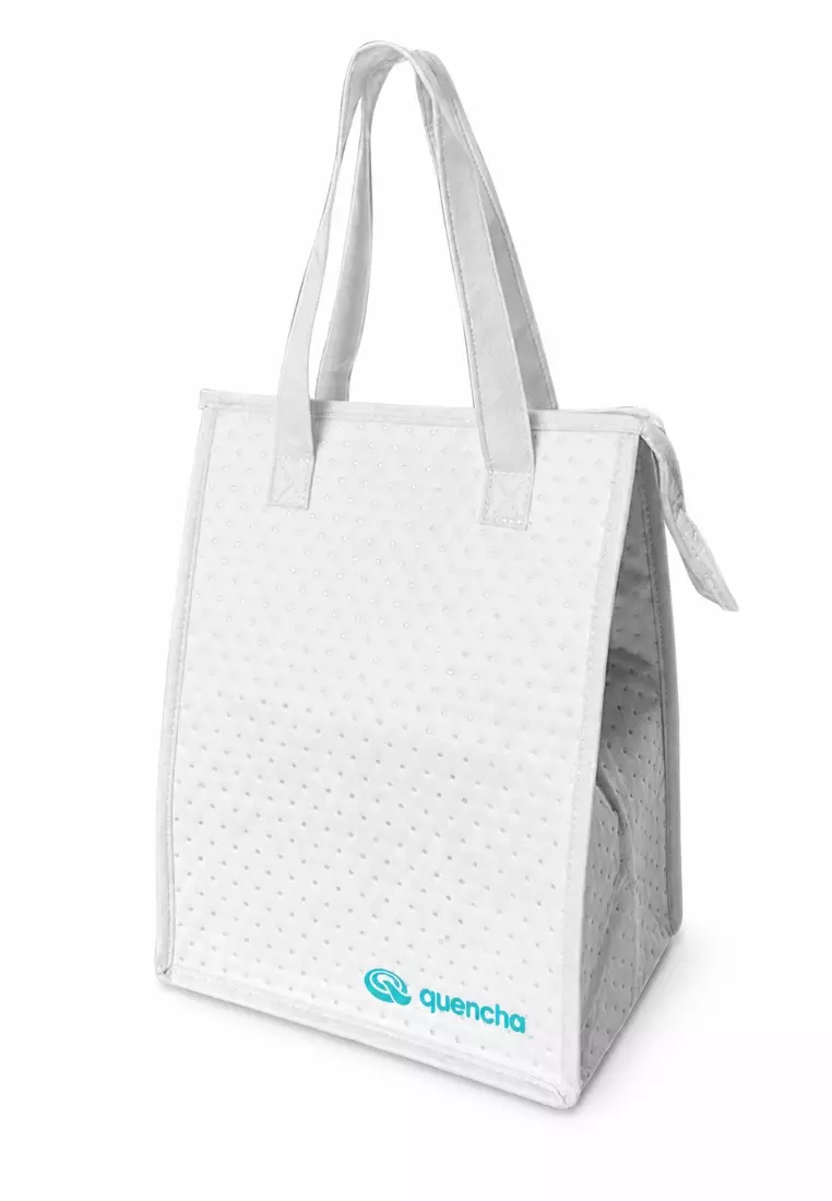 Heavy-Duty Waterproof EVA Rubber Tote Bag Utility Grocery Bag Washable Beach Bag - White