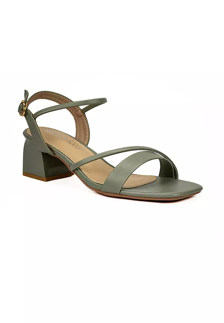 Discount on Mario D' boro Runway  shoes - SKU: Women's Heeled Sandals Lv 22525 Green C39