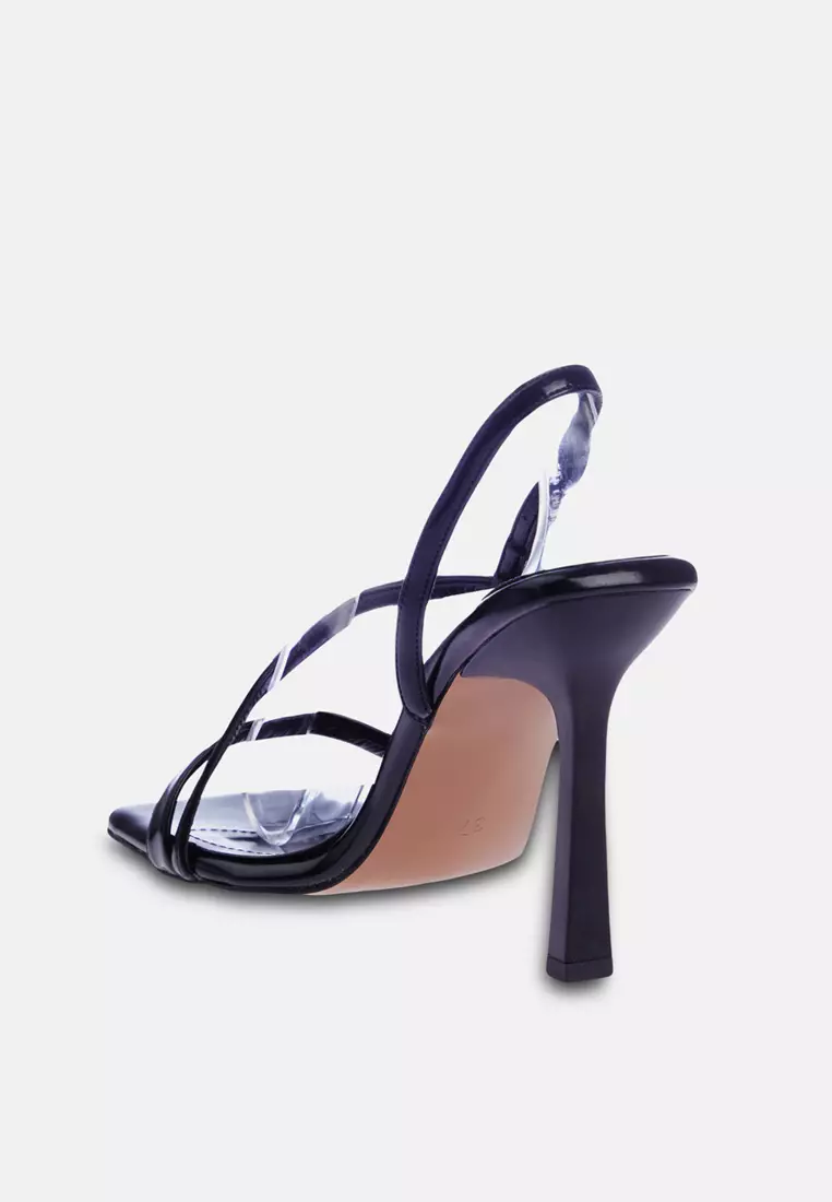 Patent Strappy Heels