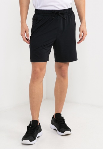 Under Armour black Meridian Shorts 79764AAE520D8FGS_1