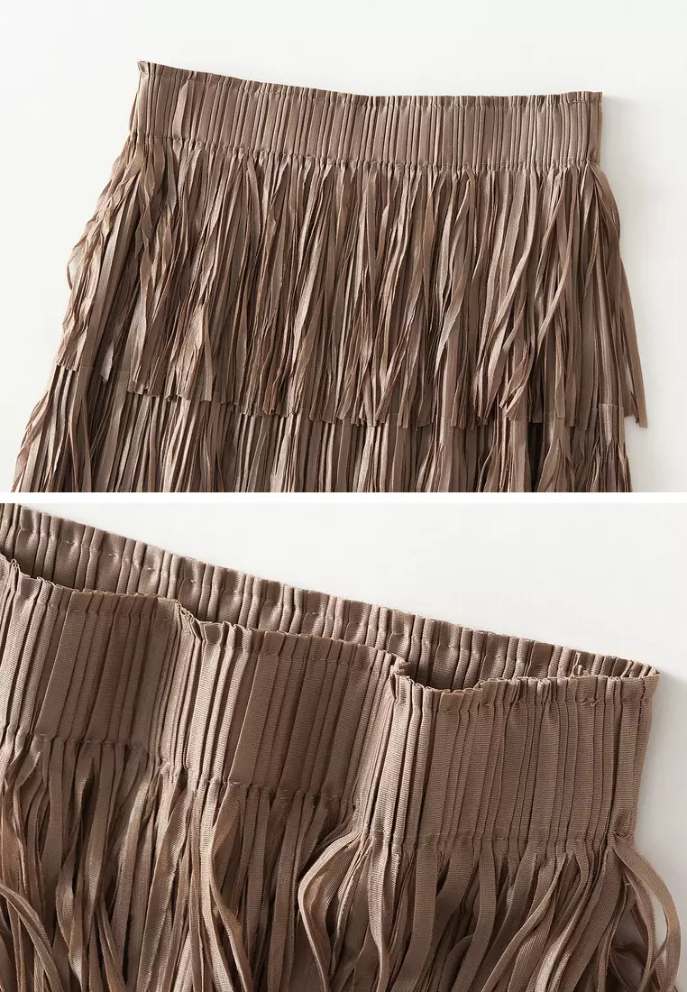 Tassel Tulle Tiered Skirt AF0666