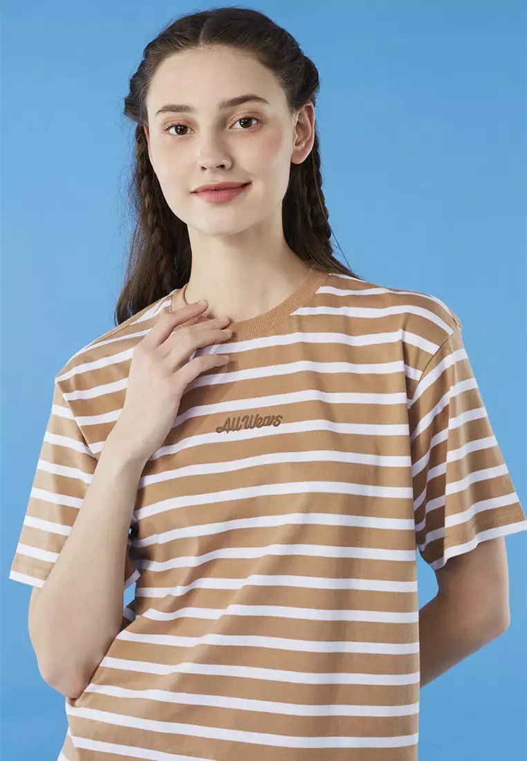 Buy Life8 All Wears Striped Logo Short Sleeves T Shirt 2024 Online Zalora