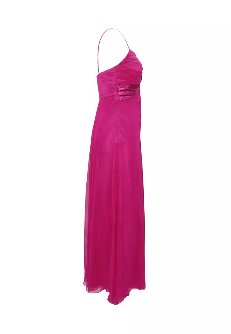 Feminine Beauty Silk Chiffon Evening Gown  