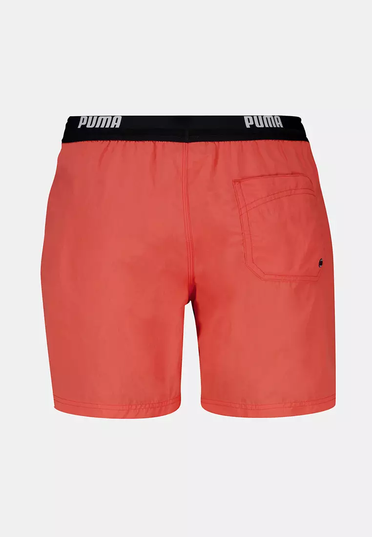 男裝皺紋中腰泳褲