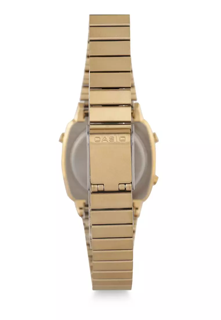 Casio Jam Tangan - Gold - Stainless Steel - LA670WGA-9DF