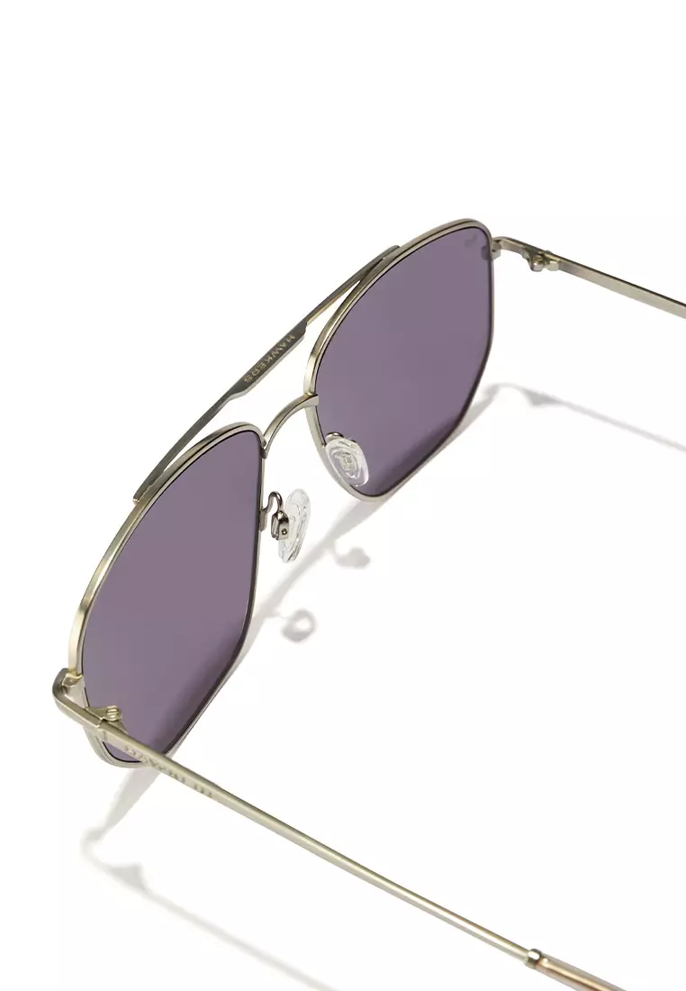 HAWKERS Silver Blackberry CAD Sunglasses for Men and Women, Unisex. UV400 Protection. Official Product designed in Spain