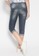 LGS black LGS - Celana Capri - Warna Hitam - Aksen Washed - Slim Fit - Jeans Premium. 63799AA6F8B100GS_2