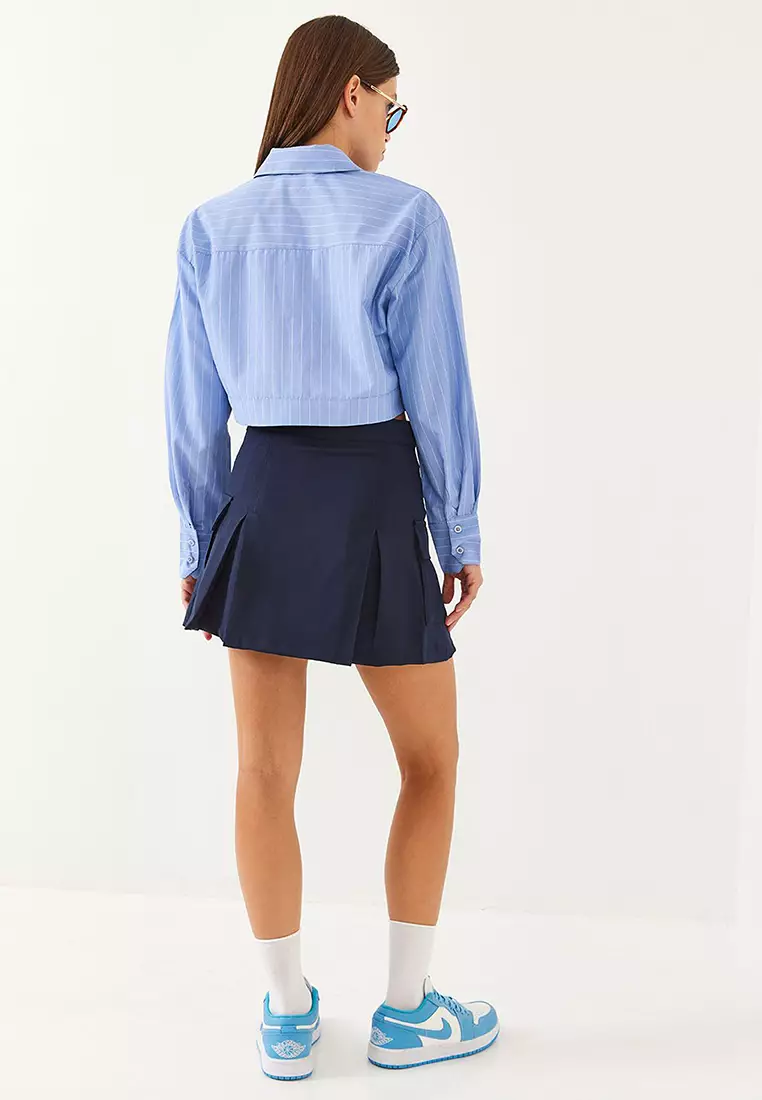 Women's Cargo Pocket Detailed Shorts Skirt 7148 60251911