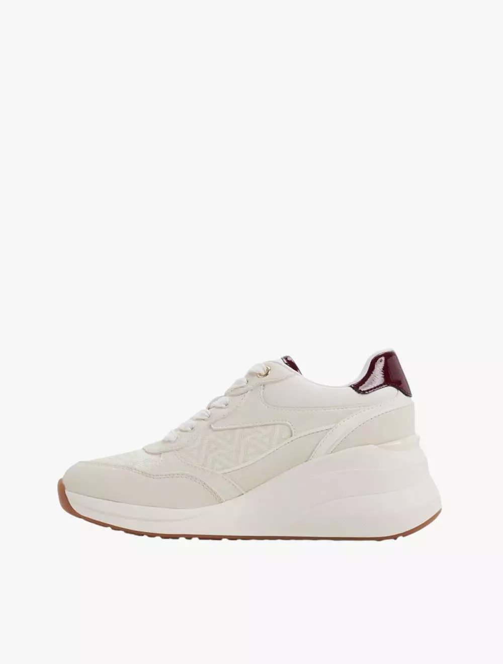 Aldo Asiejan Women's Wedge Sneakers - White Combo