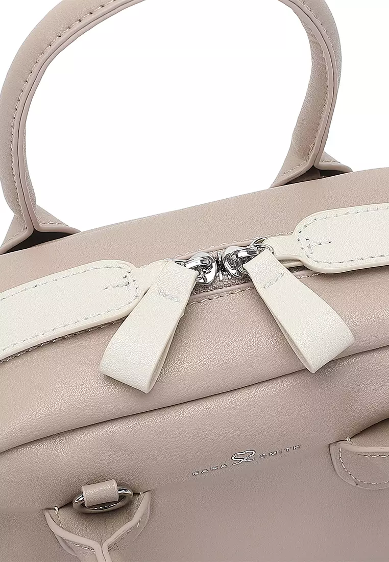 Women's Top Handle Bag / Sling Bag / Crossbody Bag / Shoulder Bag (Tas Tangan Wanita / Tas Selempang Wanita / Tas Bahu Wanita) - Cokelat