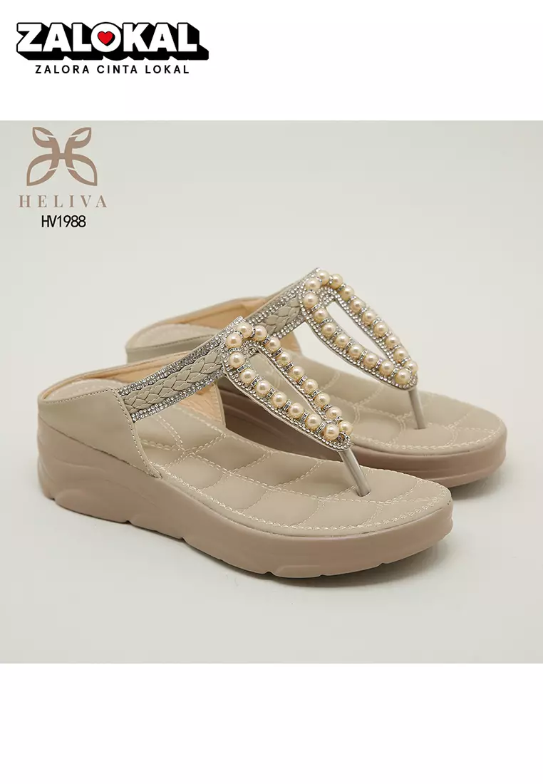 Jual HELIVA Heliva Alexa Lady Comfy Sandal Wedges Accessories