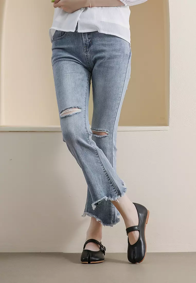Split Toe Mary Jane Shoes WW202-1