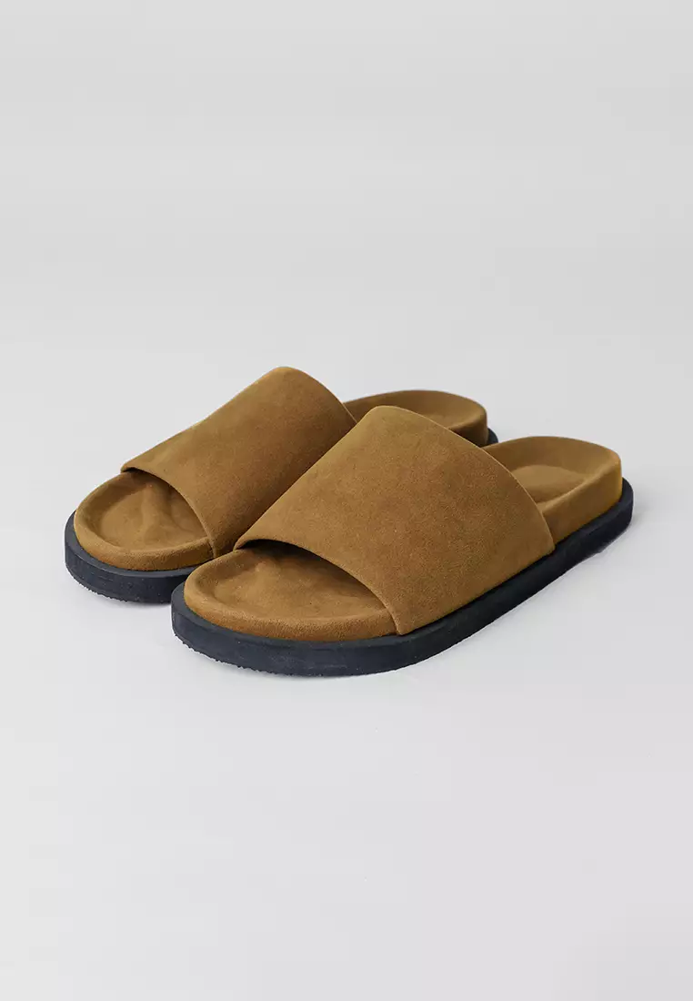 Pamole Sandal Wanita Kekinian Sendal Wanita - Teva Series Coklat