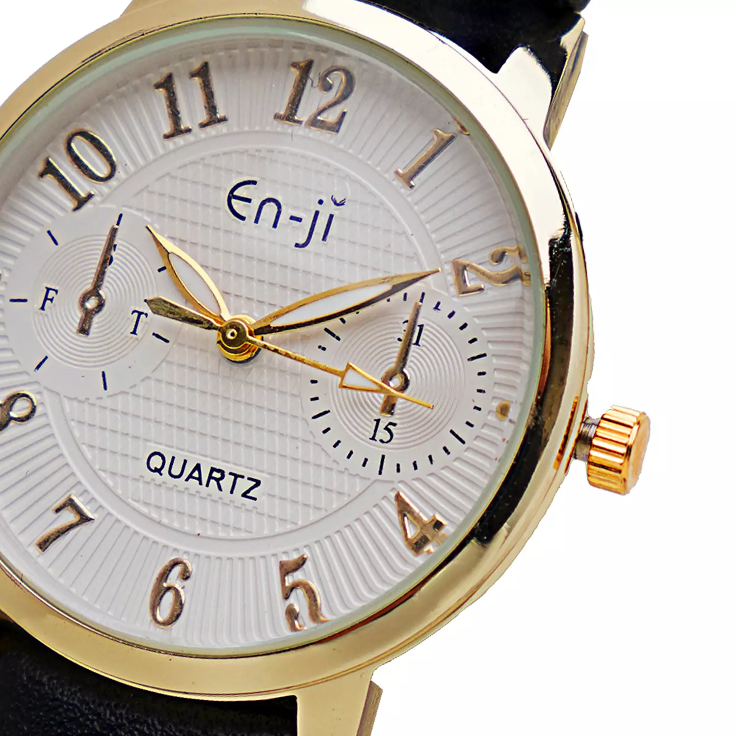 Enji Kuina Jam Tangan Wanita Warna Black (Box Cream)